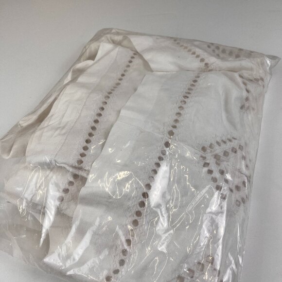 Madewell Embroidered Eyelet Tie-Back Cami Midi Dress White Size 2 NWT - Picture 5 of 7